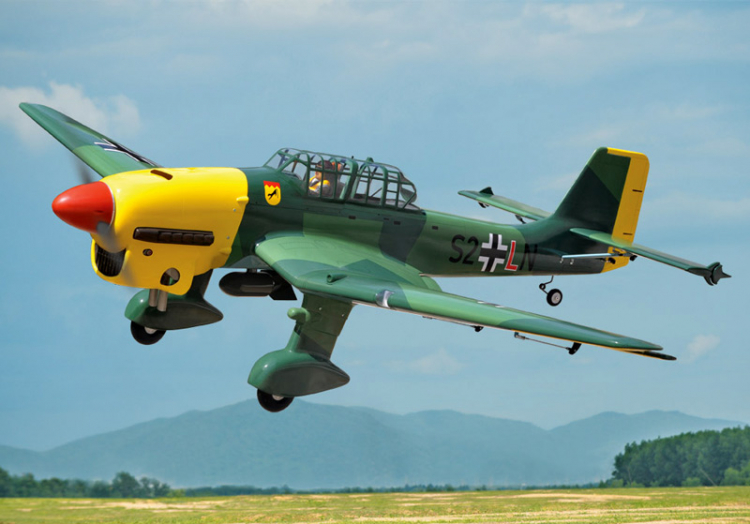 Black Horse Junkers JU87-B2 Stuka 2300mm 50-60cc ARF - 2
