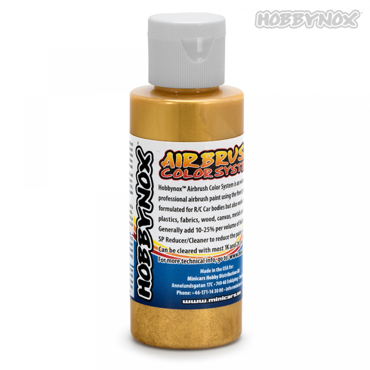 Hobbynox Airbrush Color Change Guld 60ml - 2