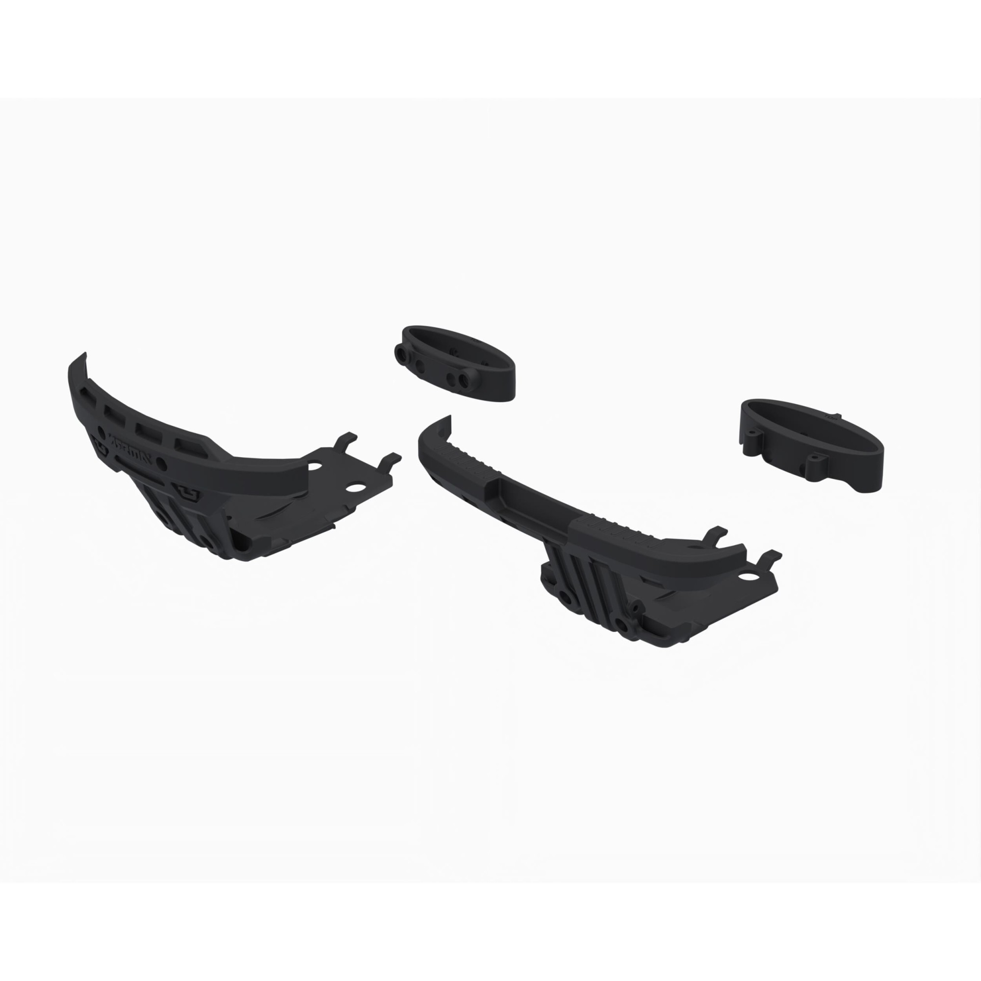 Arrma ARA-1609 Lower Skid and Bumper Set: GRANITE
