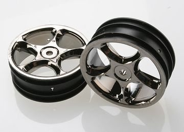 Wheels Tracers Black Chrome 2.2" 2WD Front (2)