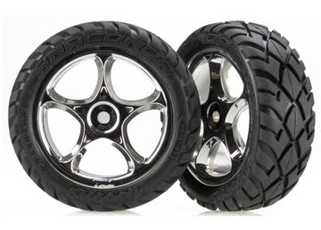Tires & Wheels Anaconda/Tracer Chrome 2.2" 2WD Front (2)