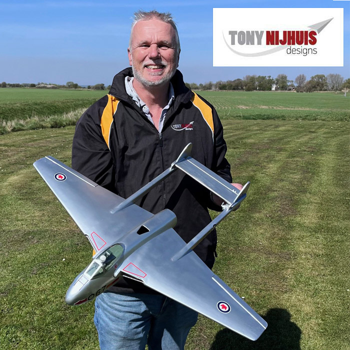 DPR Models Vampire EDF Jet Byggsats 808mm - 2