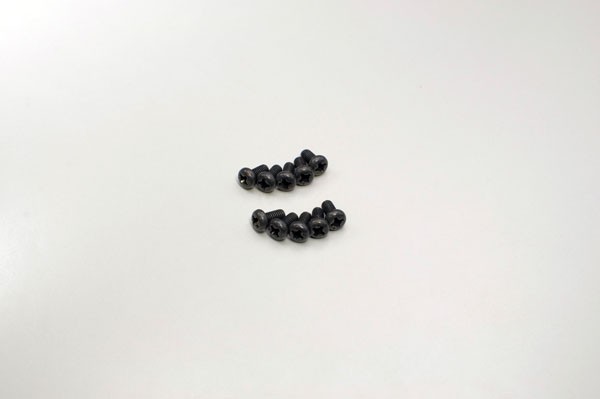 Kyosho 1-S43006 Round Head Metallic Screws (M3x6mm (10) Kyosho