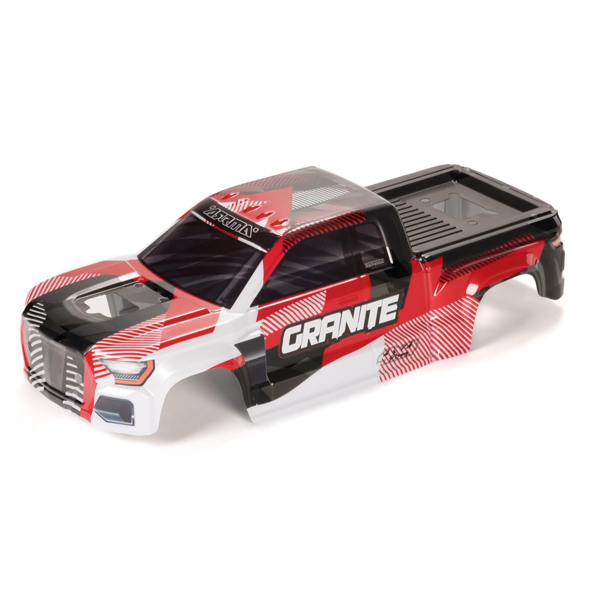 Arrma ARA-1622 GRANITE Clipless Painted Decaled Trimmed Body Red