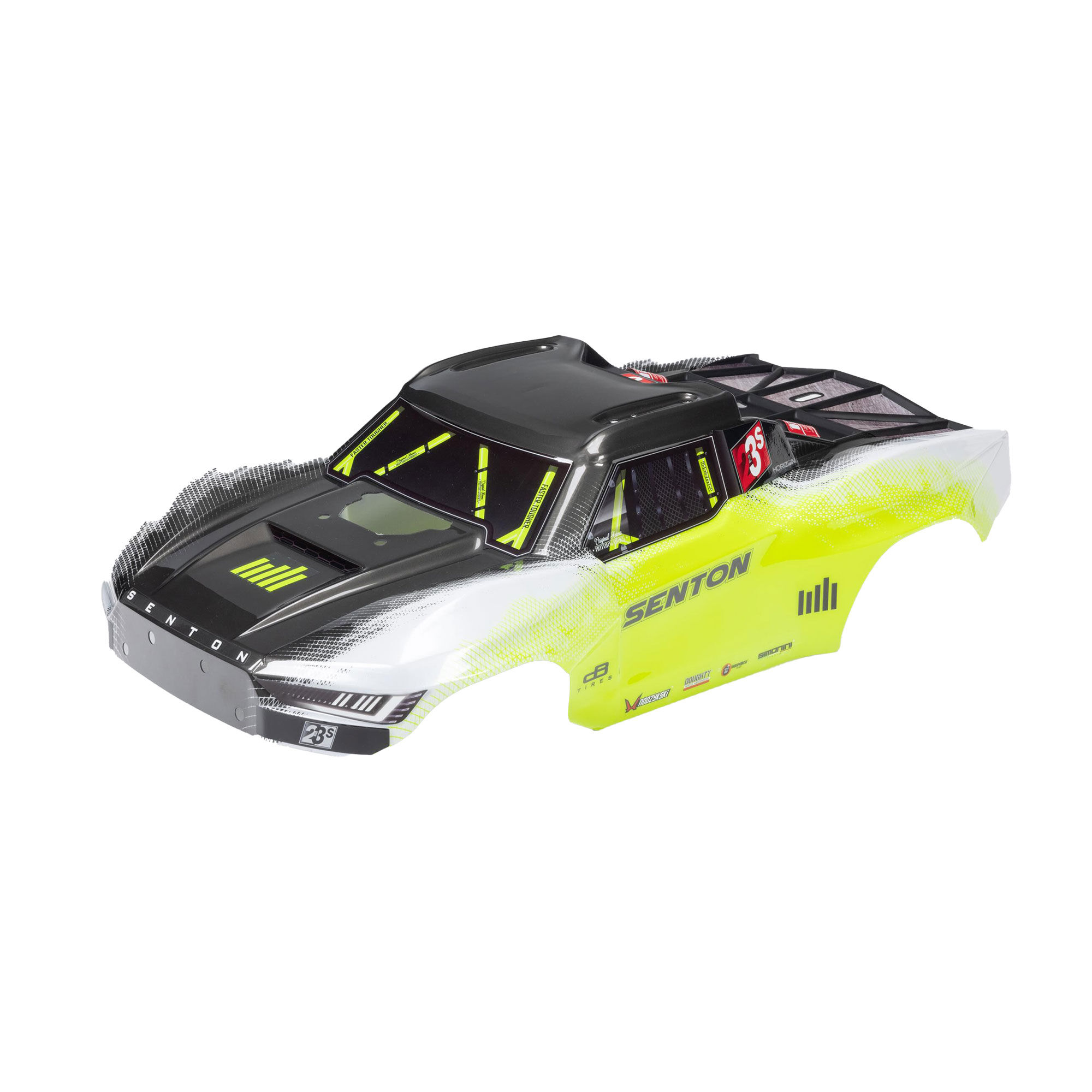 Arrma ARA-1625 SENTON Clipless Painted Decaled Trimmed Body Yellow