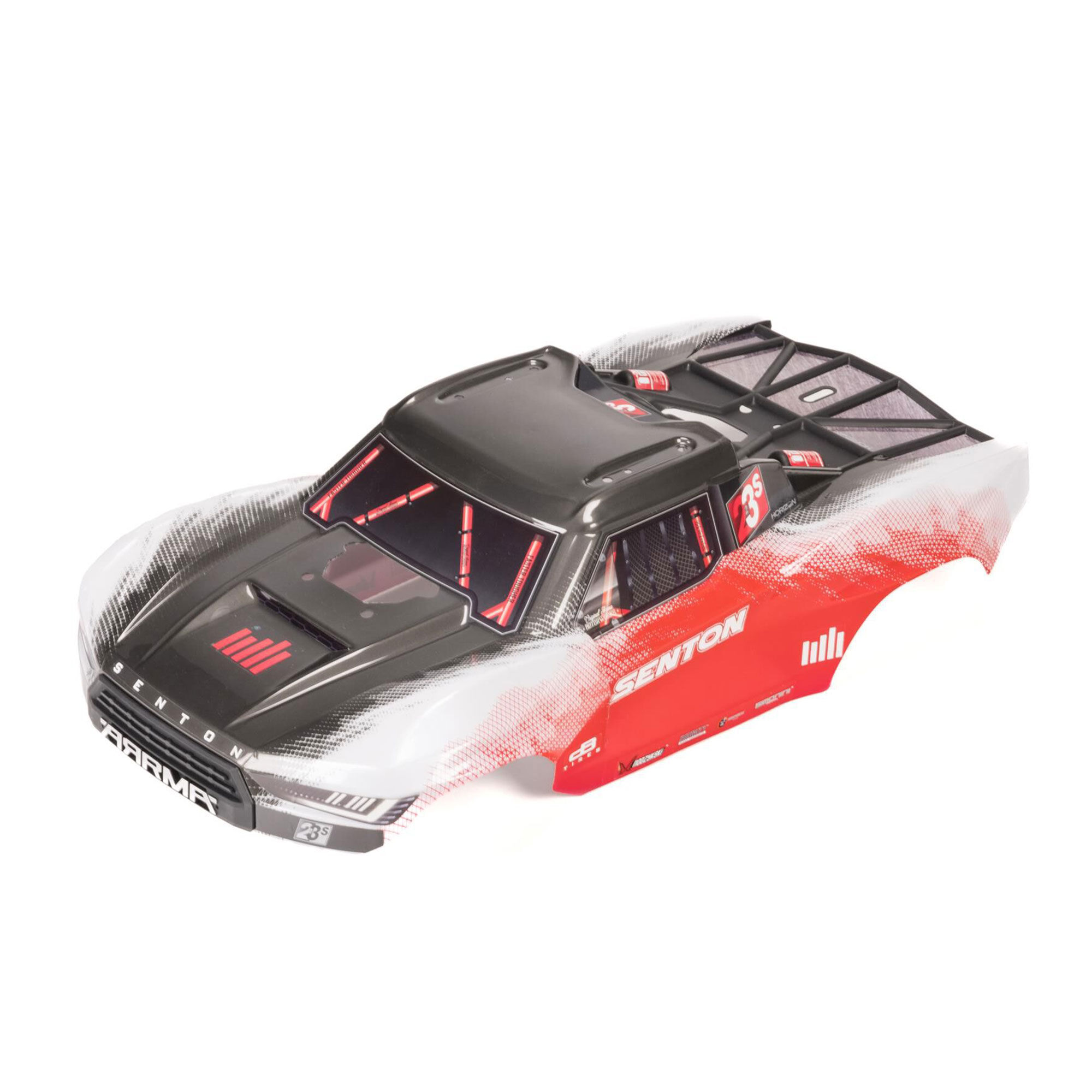Arrma ARA-1626 SENTON Clipless Painted Decaled Trimmed Body Red
