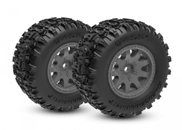 RC Sweden AB - Traxxas 10770-GRAY Tires & Wheels Sledgehamme Mini