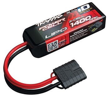 Traxxas 2823X Li-Po Batteri 3S 11,1V 1400mAh 25C iD-kontakt
