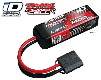 Traxxas 2823X Li-Po Batteri 3S 11,1V 1400mAh 25C iD-kontakt