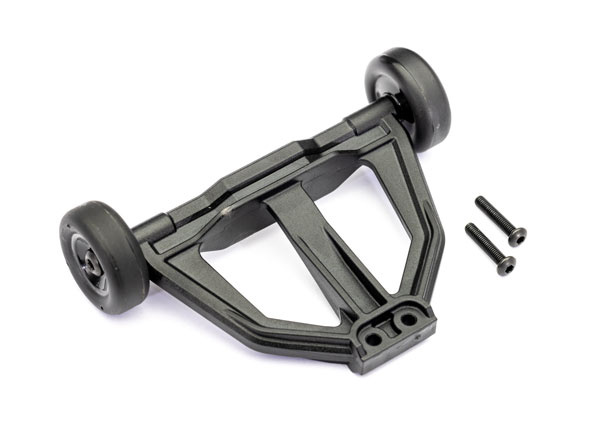 Traxxas 10776-BLK Wheelie Bar Complete Black Mini Maxx/XRT