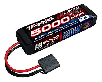 Li-Po Battery 2S 7,4V 5000mAh 25C iD-Connector (Short)
