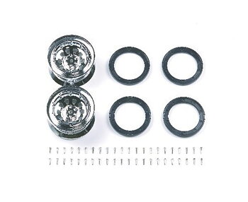 TAMIYA 54101 CR-01 plated stand wheel off 0