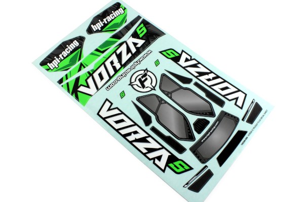 HPI HP160437 Vorza S Truggy Flux VB-2 Decal Sheet
