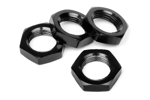 HPI HP67492 17Mm Wheel Nut (Black/4Pcs)