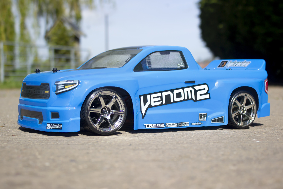 HPI HP160444 VENOM 2 T-10 Clear Body (200mm/WB255mm)