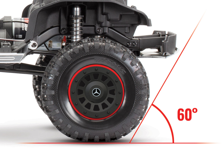 Traxxas TRX-6 Mercedes-Benz G63 AMG 6X6 TQi 2.4G RTR Vit* - 19