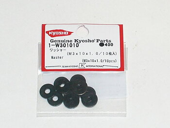 Kyosho 1-W301010 Washers M3x10x1.0mm (10) Kyosho