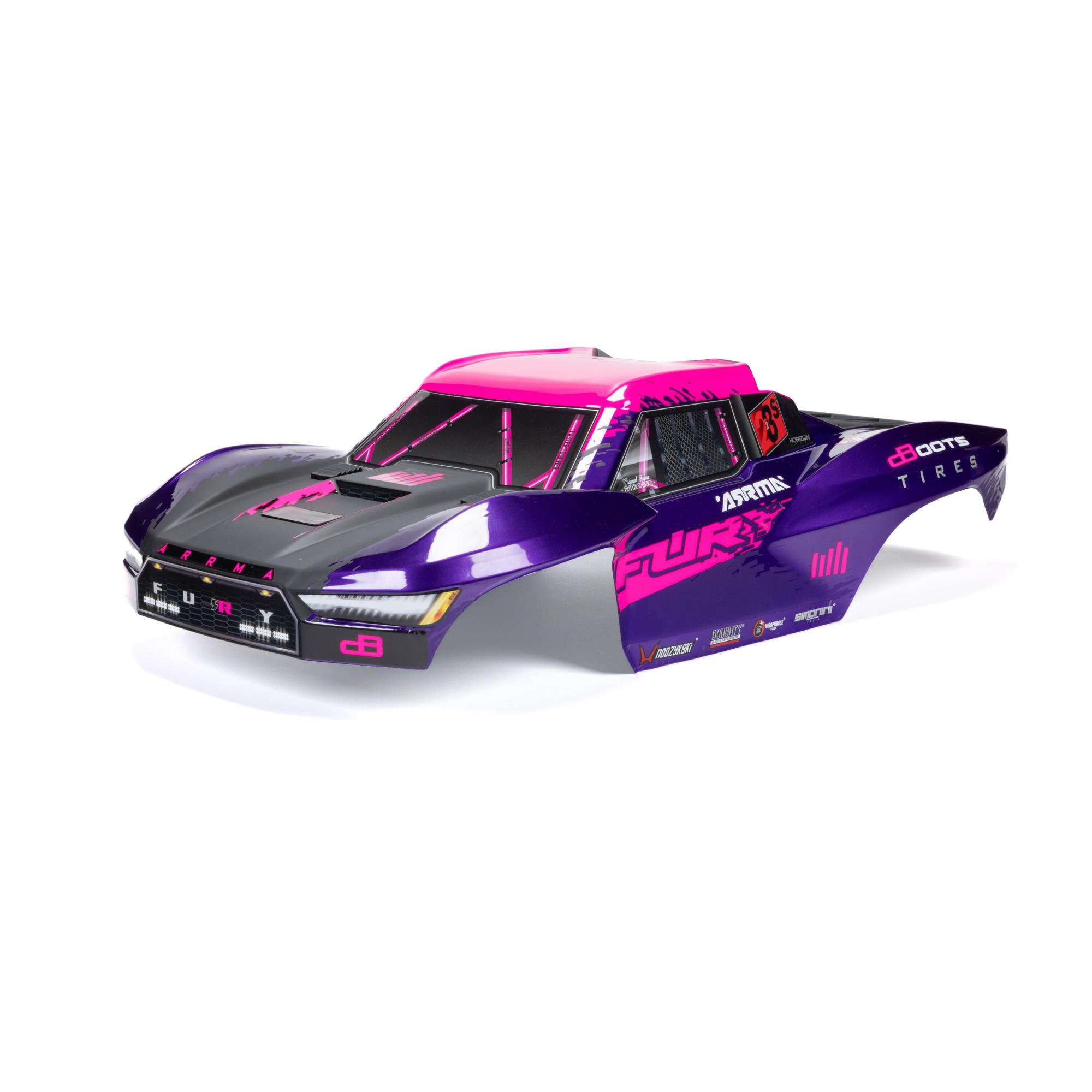 Arrma ARA-2121 1/10 FURY Painted Decaled Trimmed Body Set Purple