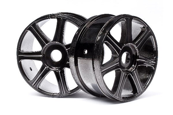 HPI HP67768 Hb Edge Wheel (Black Chrome/2Pcs)