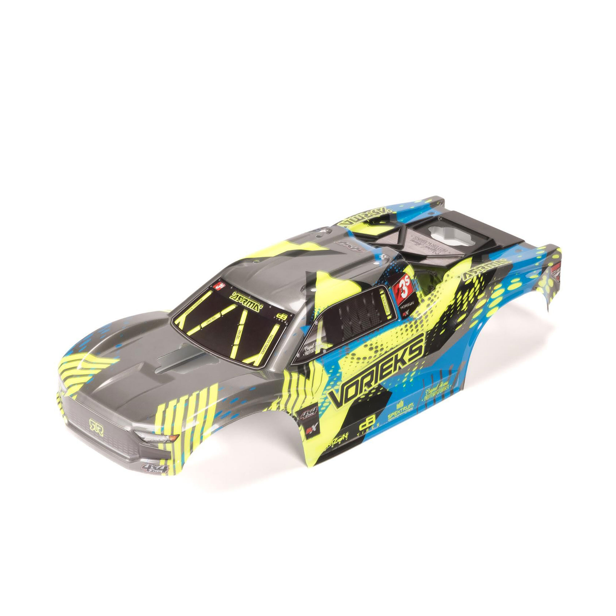 Arrma ARA-2144 VORTEKS Clipless Painted Decaled Body Teal