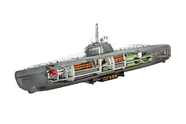 Revell 5078 U-Boat XXI Type w, Interieur
