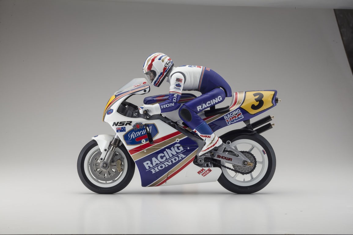 Kyosho 34932B Kyosho Moto Hanging On Racer Honda NSR 1991 1:8 Kit - 4