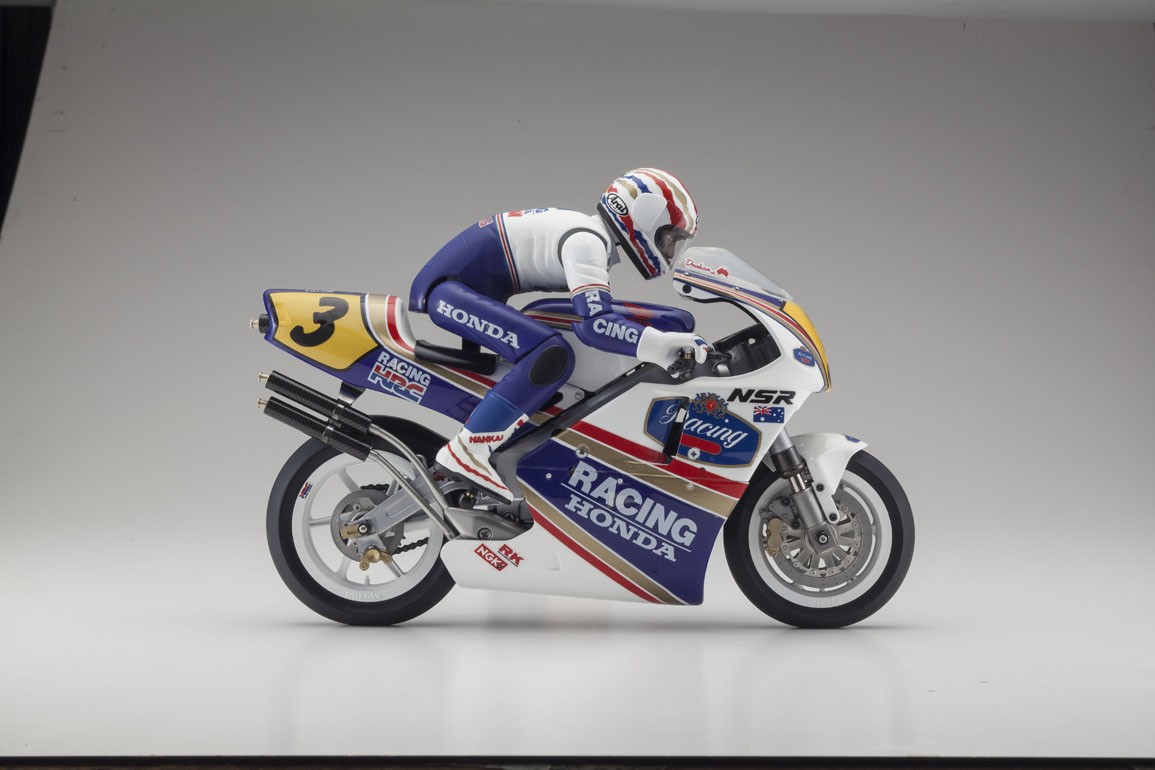 Kyosho 34932B Kyosho Moto Hanging On Racer Honda NSR 1991 1:8 Kit
