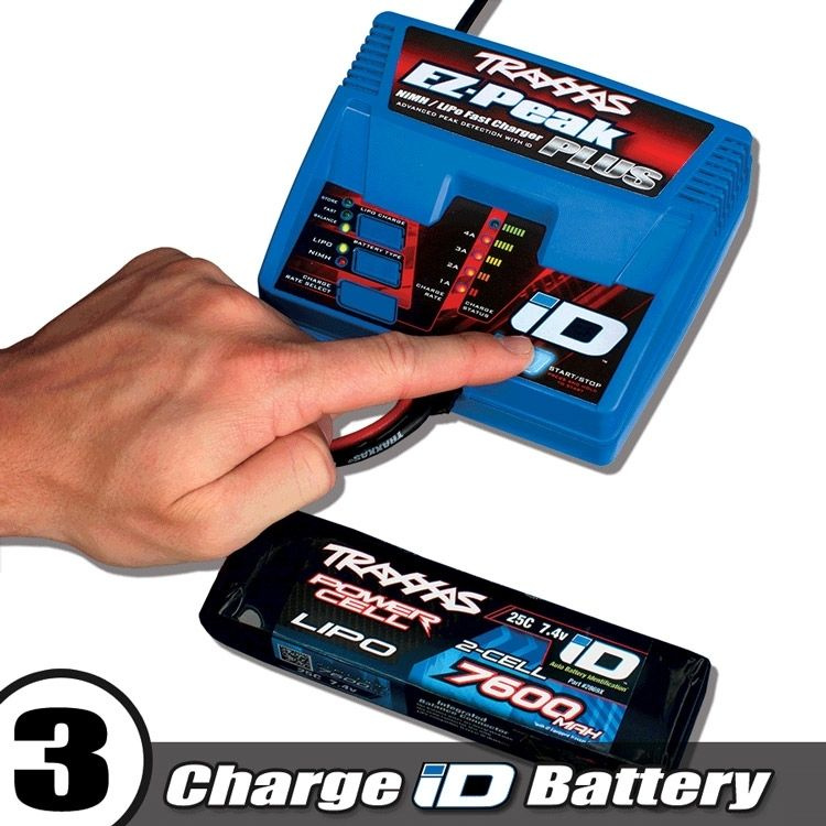 Traxxas 2970GX EZ-Peak Plus 4A NiMH/LiPo 2-3S Laddare Auto ID - 4