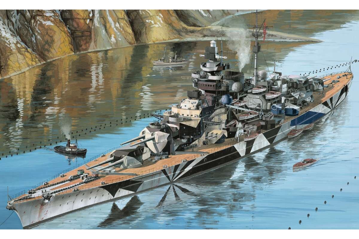 Revell 5096 German Battleship WWII Tirpitz 1:350