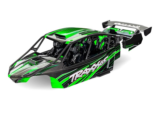 Traxxas 10911-GRN Body Funco Sand Car Complete Green