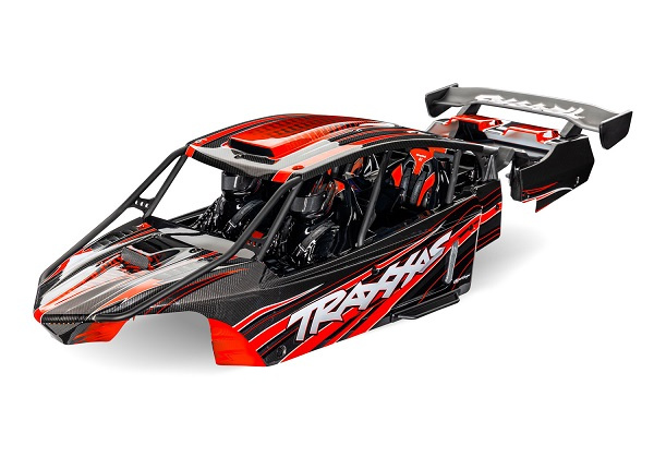 Traxxas 10911-RED Body Funco Sand Car Complete Red