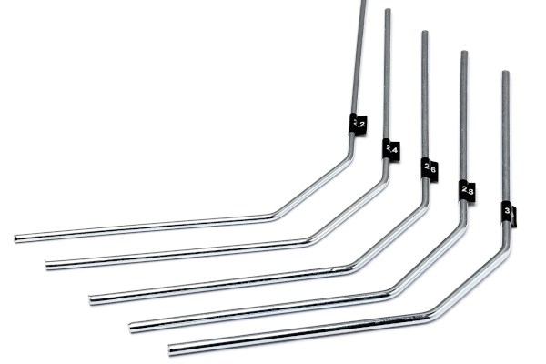 HPI HP68191  Sway Bar Set (2.2,2.4,2.6,2.8,3.0mm/ Long)