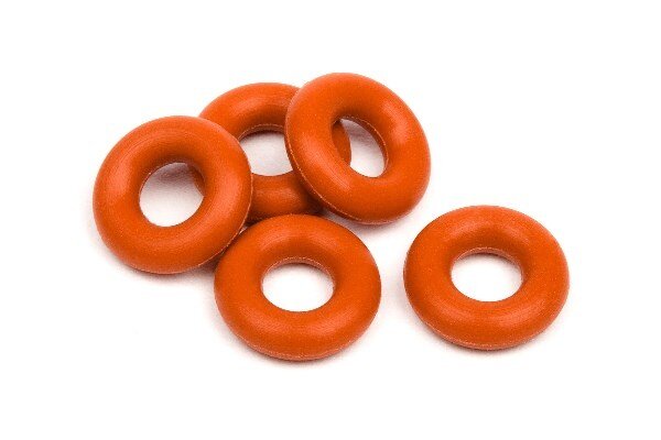 HPI HP6819 Silicon O-Ring P-3 (Red) (5 Pcs)
