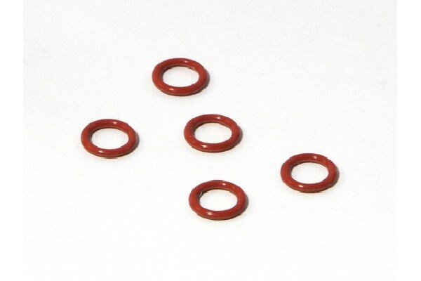 HPI HP6823 Silicone O Ring Ss-045 4.5 X 6.6Mm (Red)(5Pcs)