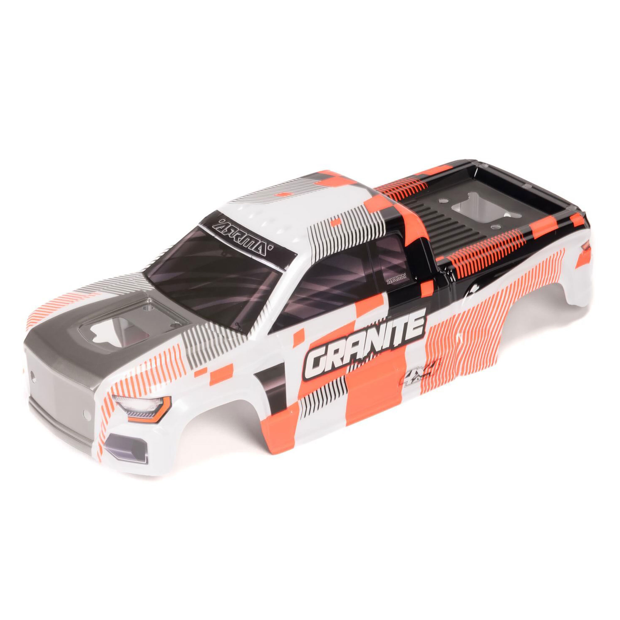 Arrma ARA-2247 1/10 Clipless Painted Decaled Body Orange: GRANITE 4X4