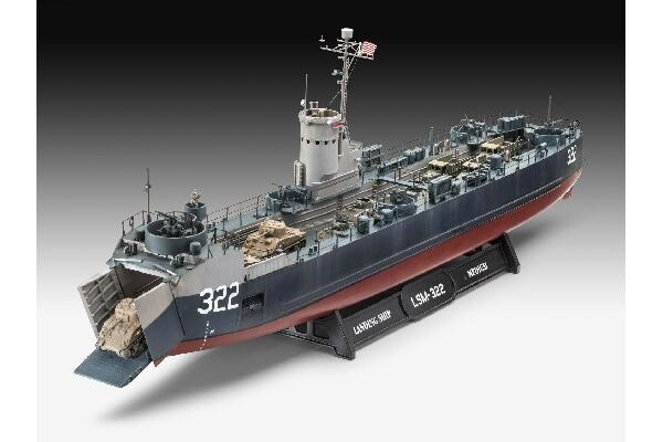 Revell 5169 1:144 US Navy Landing Ship Medium (Bofors 40 mm gu