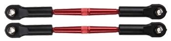 Traxxas 3139X Turnbuckles 59mm Komplett Aluminium Röd (2)