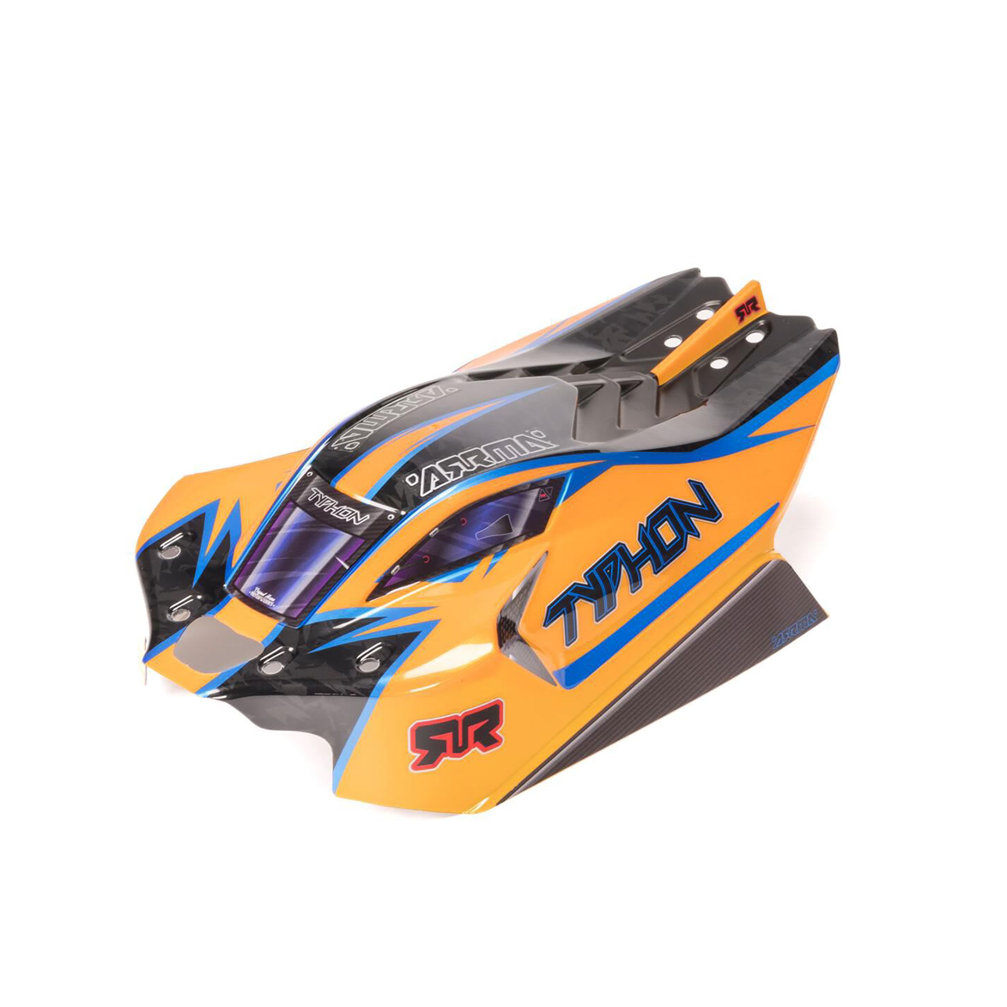 Arrma ARA-2318 1/8 Clipless Painted Decaled Body Orange: TYPHON 4X4