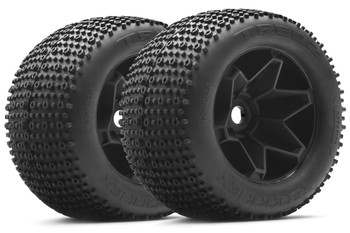 HPI HP160513 Mounted Terrahex Tire on Havok Wheel (2 pcs)
