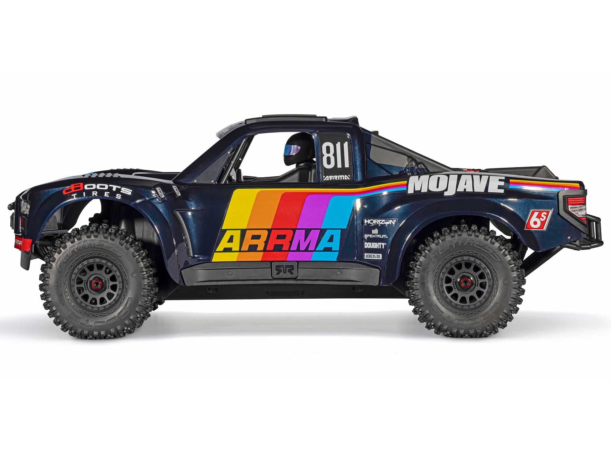 ARRMA 1/7 MOJAVE 6S 4X4 RTR Brushless Desert Truck, Blå - 10
