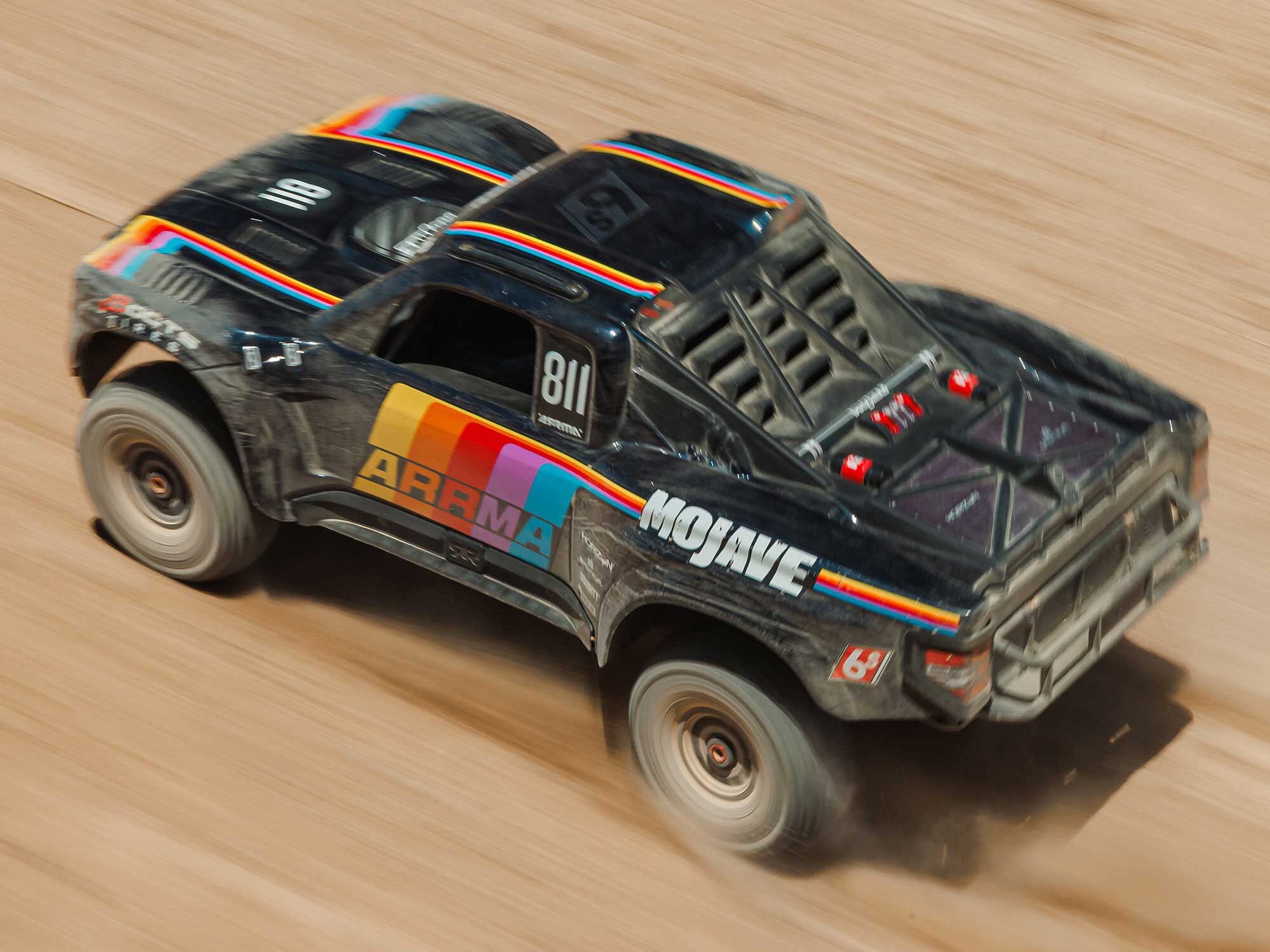 ARRMA 1/7 MOJAVE 6S 4X4 RTR Brushless Desert Truck, Blå - 3