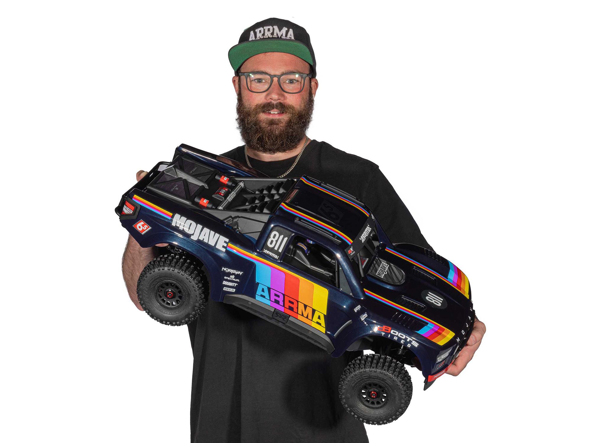ARRMA 1/7 MOJAVE 6S 4X4 RTR Brushless Desert Truck, Blå - 7