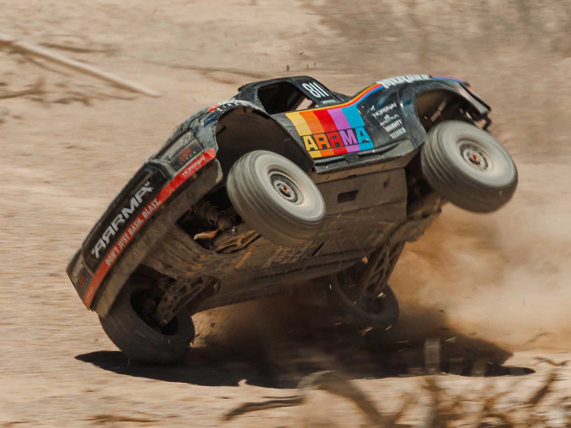 ARRMA 1/7 MOJAVE 6S 4X4 RTR Brushless Desert Truck, Blå - 33