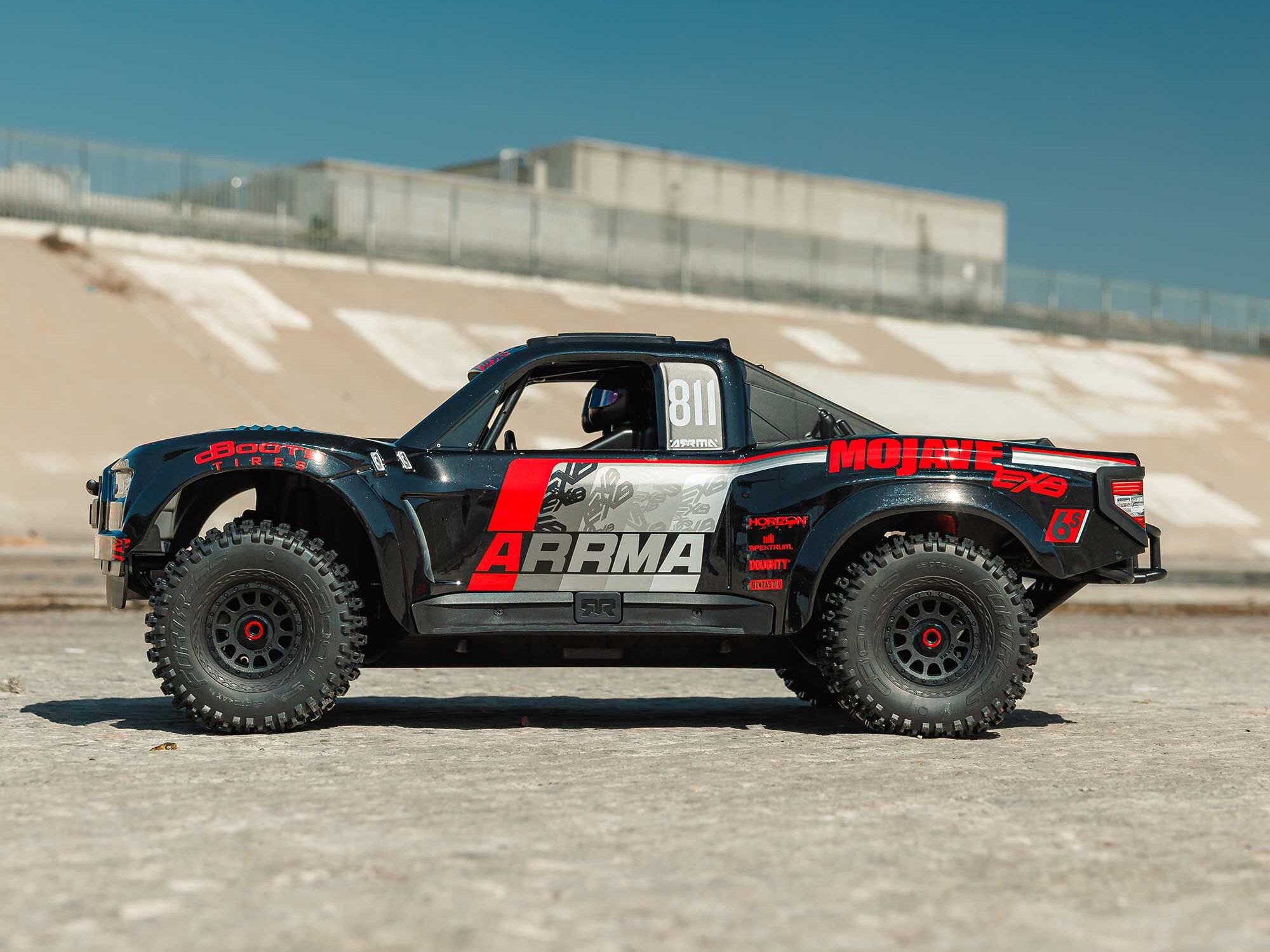 ARRMA 1/7 MOJAVE 6S EXB 4X4 RTR Brushless Desert Truck, Svart - 10