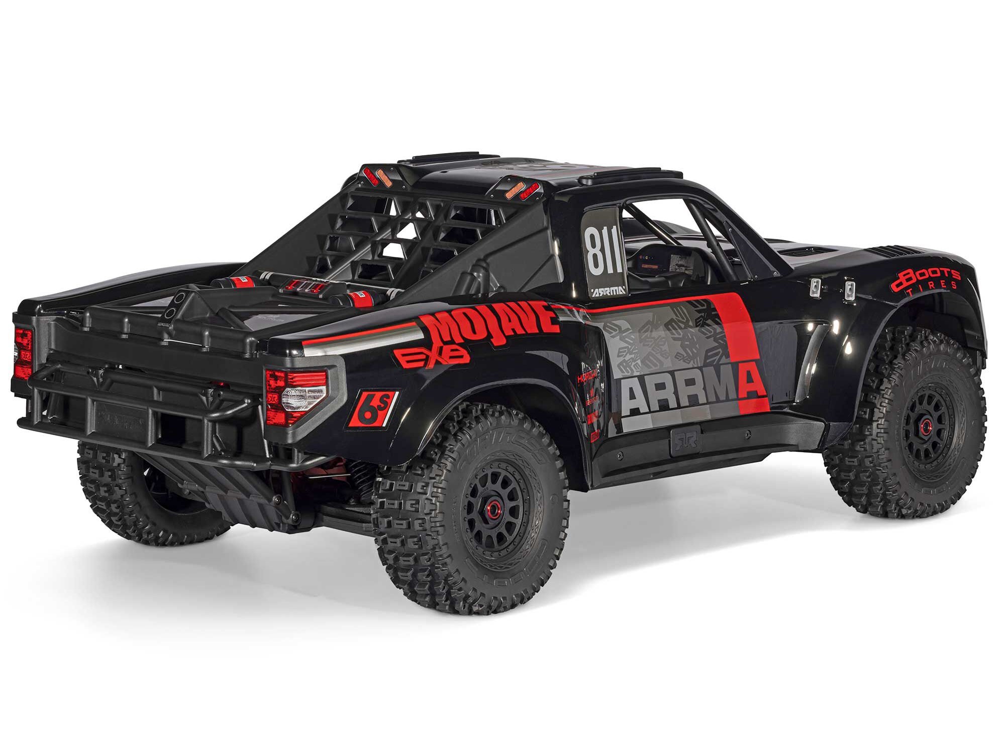 ARRMA 1/7 MOJAVE 6S EXB 4X4 RTR Brushless Desert Truck, Svart - 12