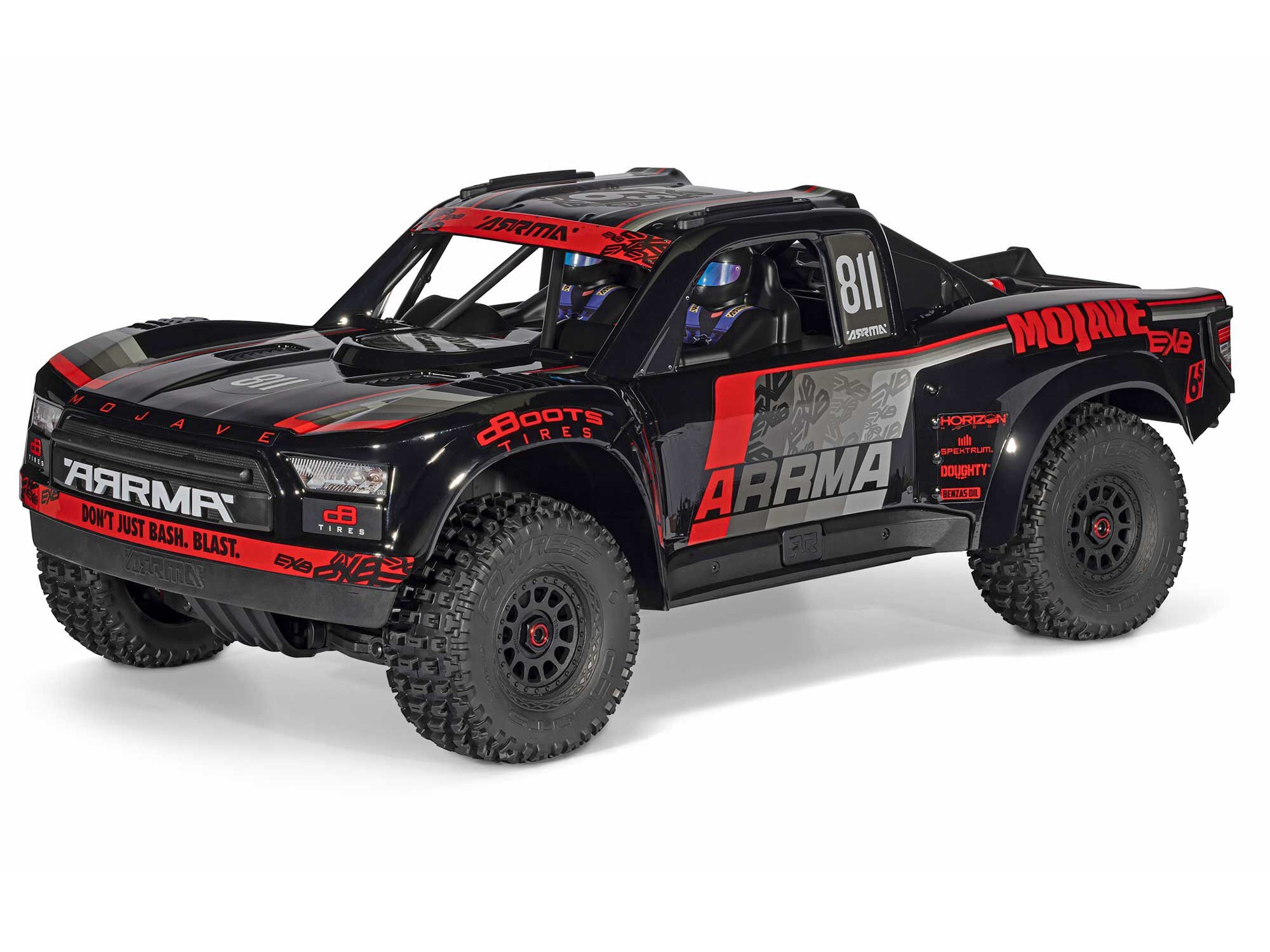 ARRMA 1/7 MOJAVE 6S EXB 4X4 RTR Brushless Desert Truck, Svart