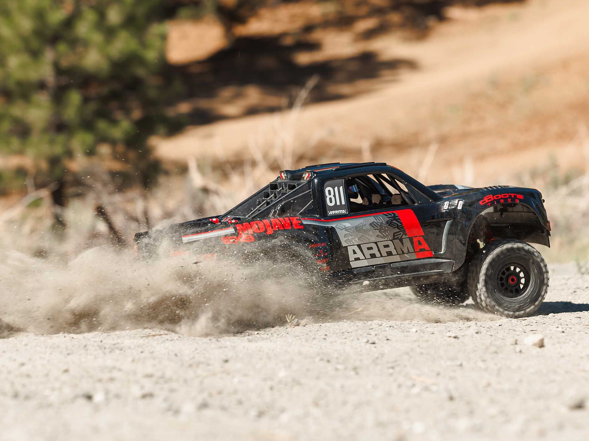 ARRMA 1/7 MOJAVE 6S EXB 4X4 RTR Brushless Desert Truck, Svart - 8