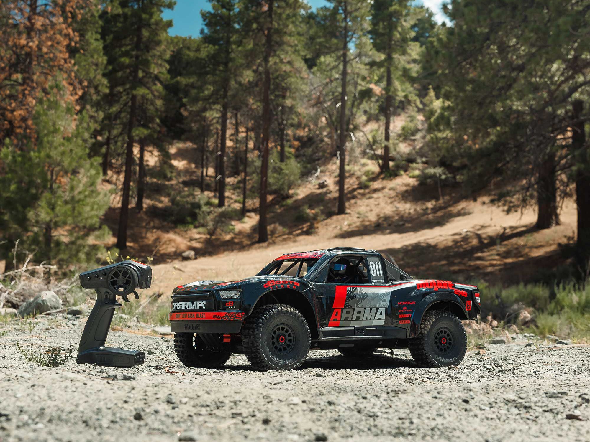ARRMA 1/7 MOJAVE 6S EXB 4X4 RTR Brushless Desert Truck, Svart - 5