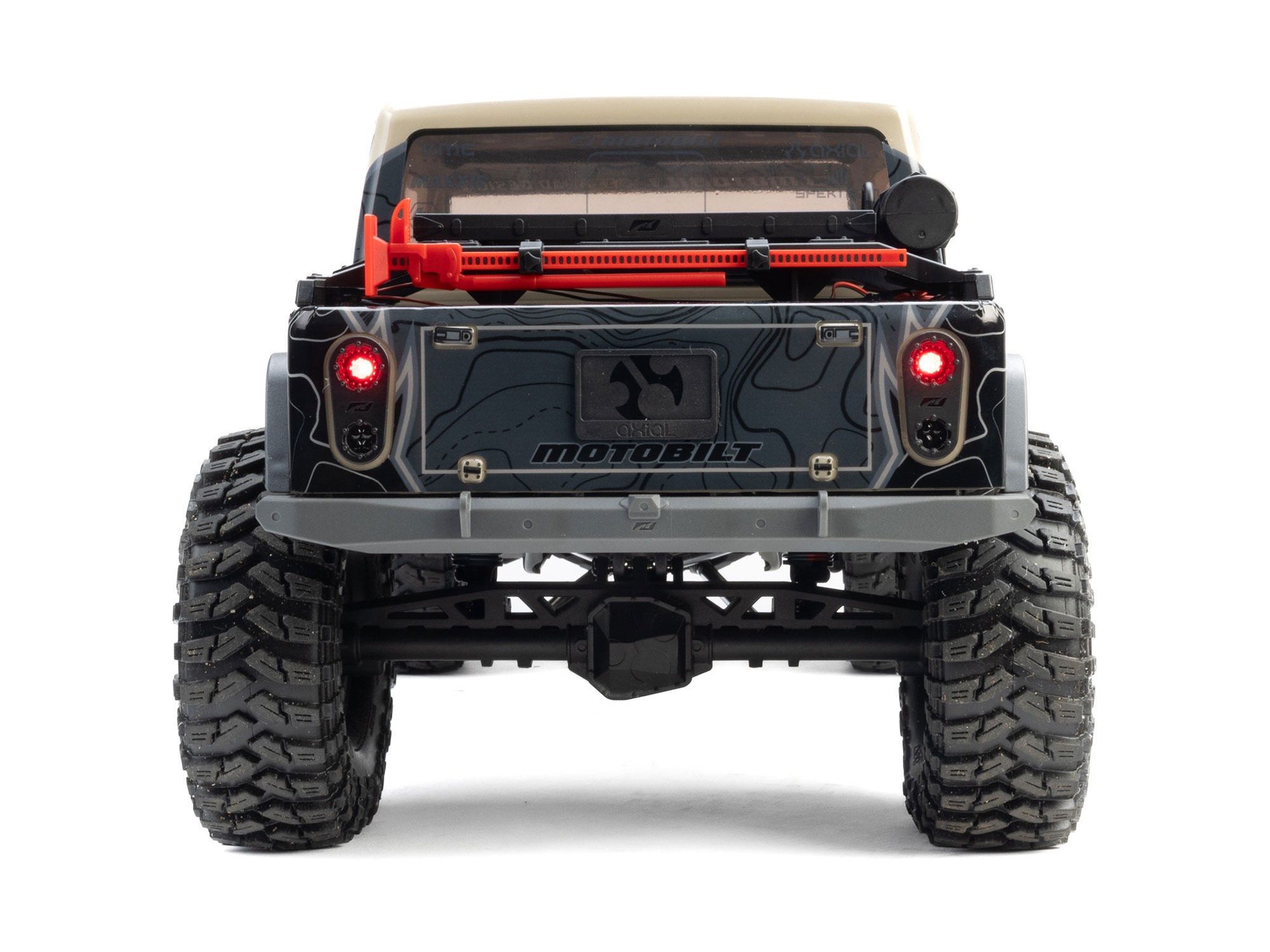 Axial AXI-2443T1 1/10 SCX10 III Motobilt Waypoint Jeep JT Gladiator 4X4 RTR Brushed Rock Crawler, Tan - 9