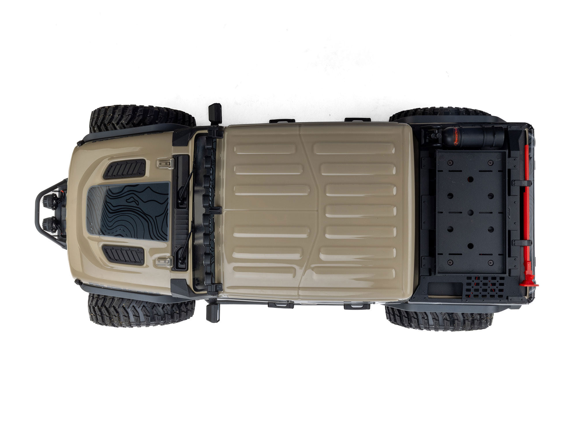 Axial AXI-2443T1 1/10 SCX10 III Motobilt Waypoint Jeep JT Gladiator 4X4 RTR Brushed Rock Crawler, Tan - 10